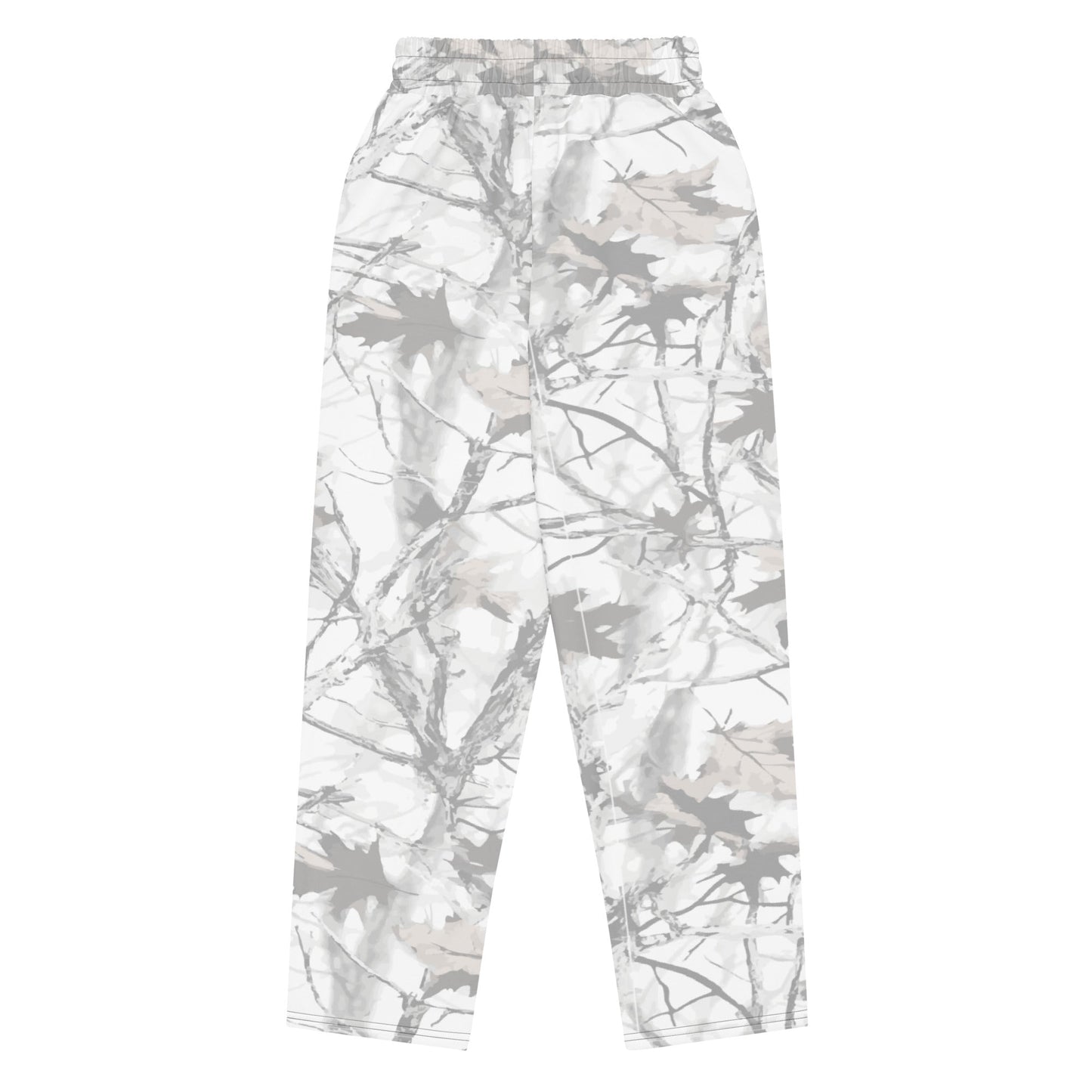 Wide - leg joggers - White Snow Camo - Physique Bodyware