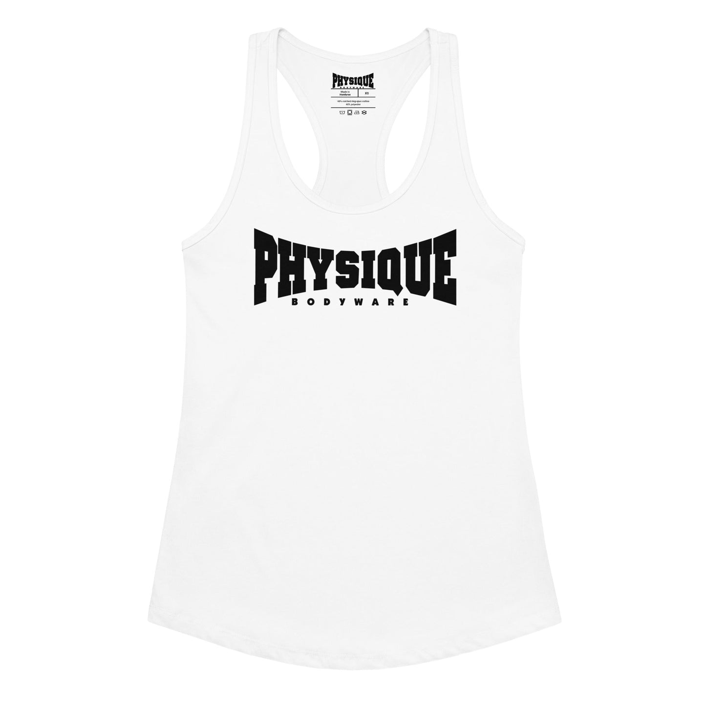 Women’s Fitted Racerback Tank Top - Physique Bodyware