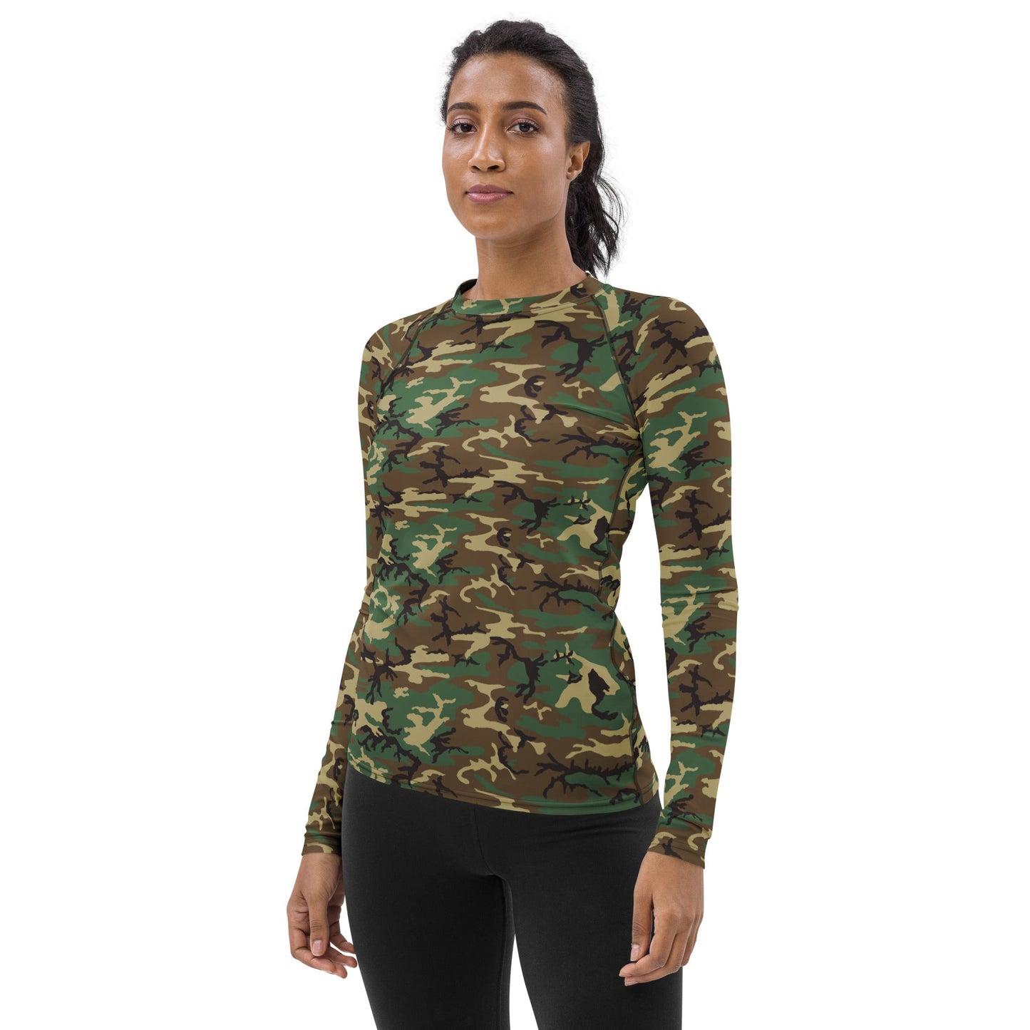 Women's Rash Guard - Camo - Physique Bodyware