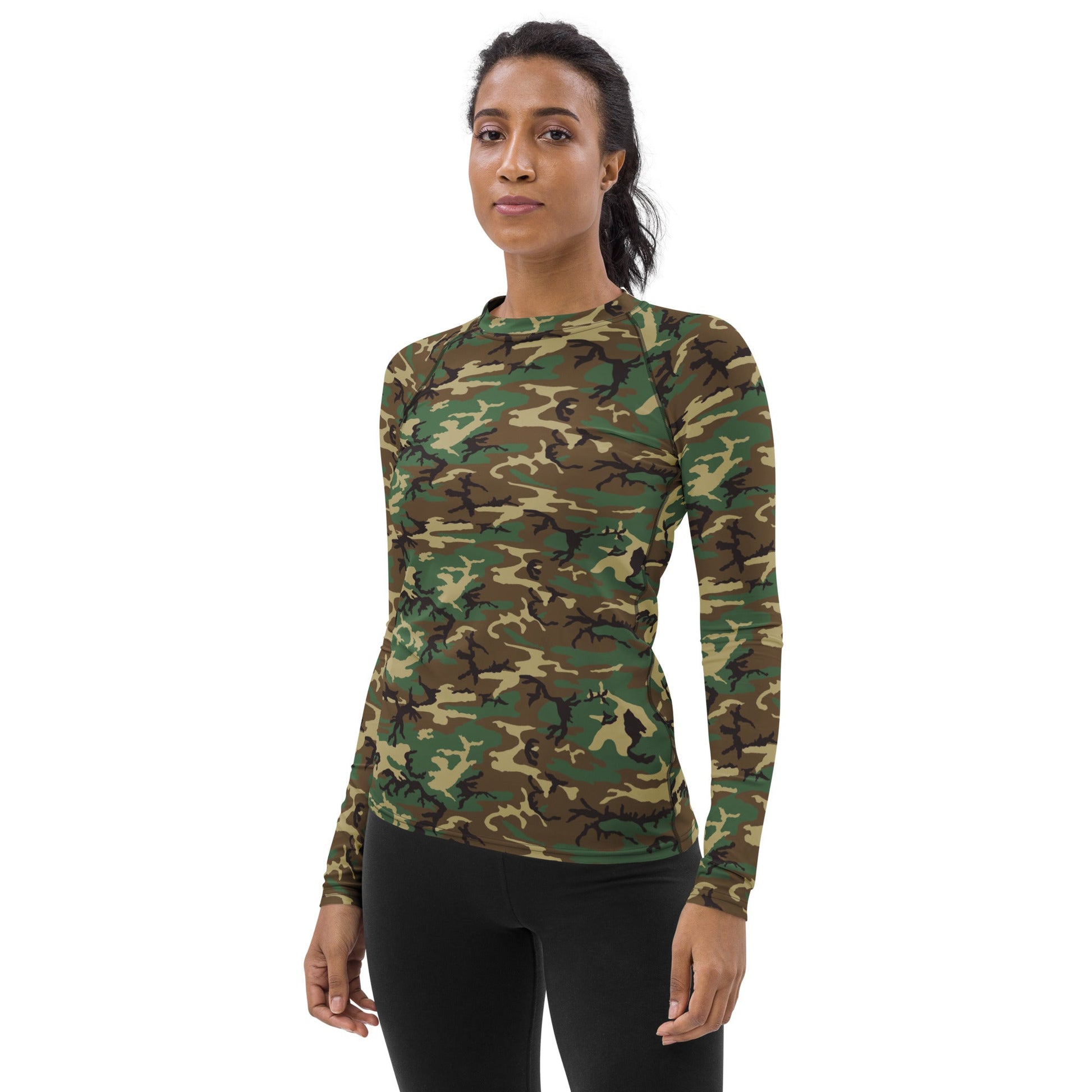 Women's Rash Guard - Camo - Physique Bodyware