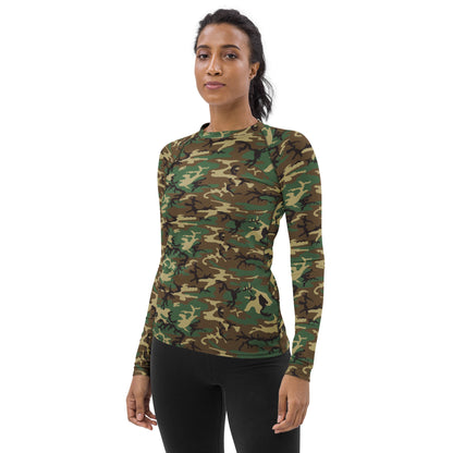 Women's Rash Guard - Camo - Physique Bodyware