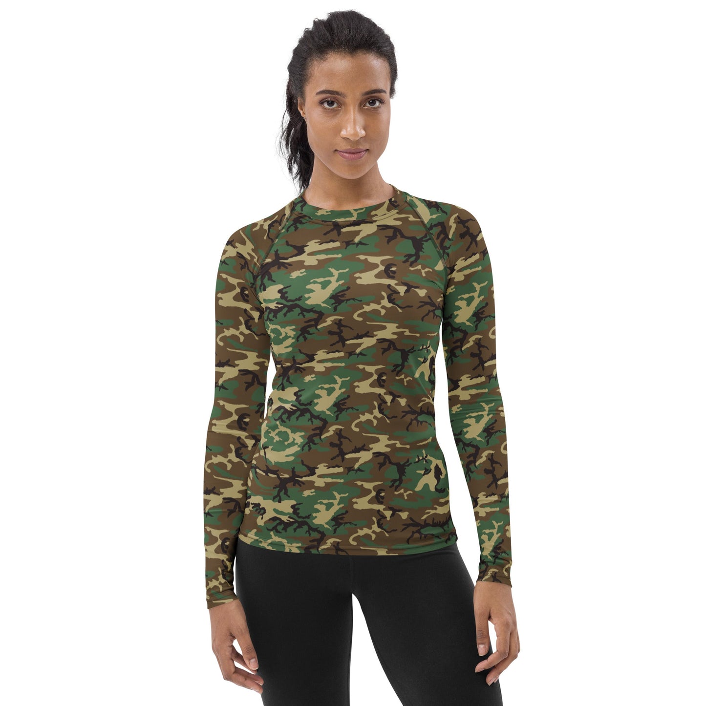 Women's Rash Guard - Camo - Physique Bodyware