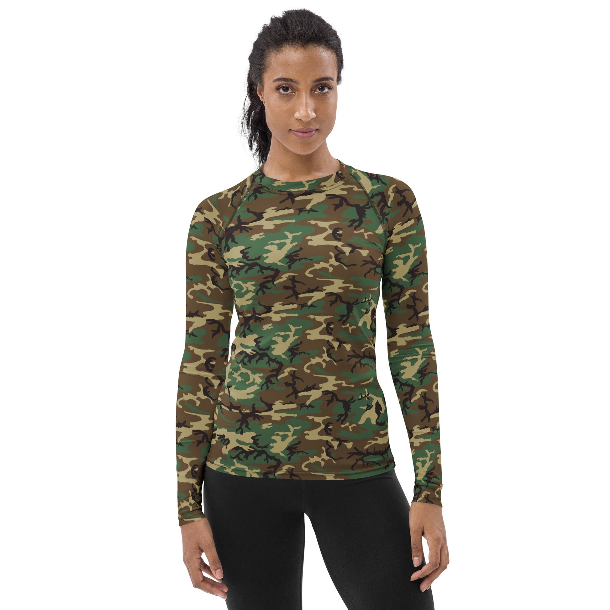 Women's Rash Guard - Camo - Physique Bodyware