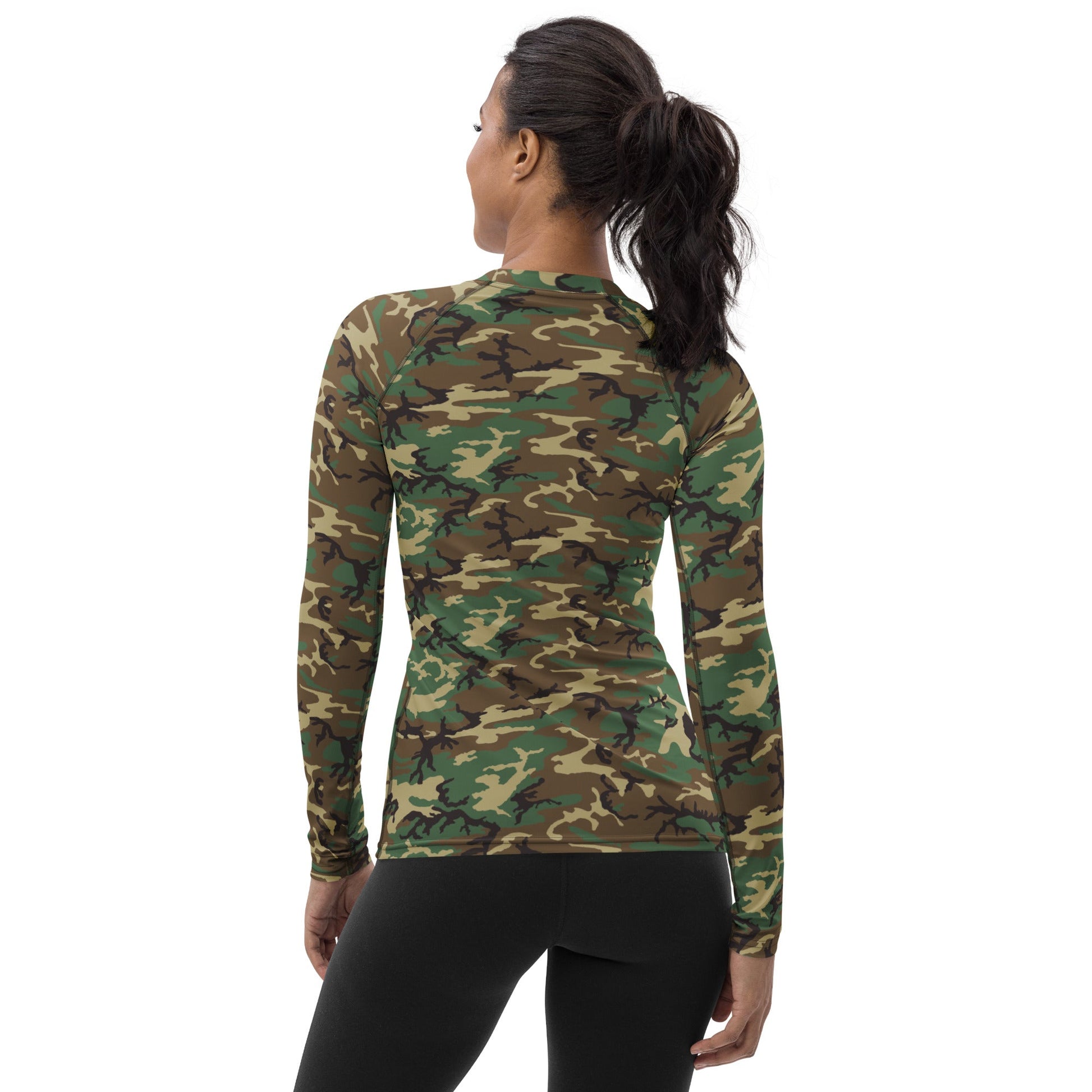 Women's Rash Guard - Camo - Physique Bodyware