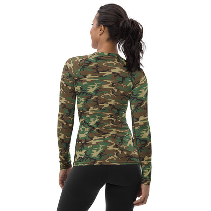 Women's Rash Guard - Camo - Physique Bodyware