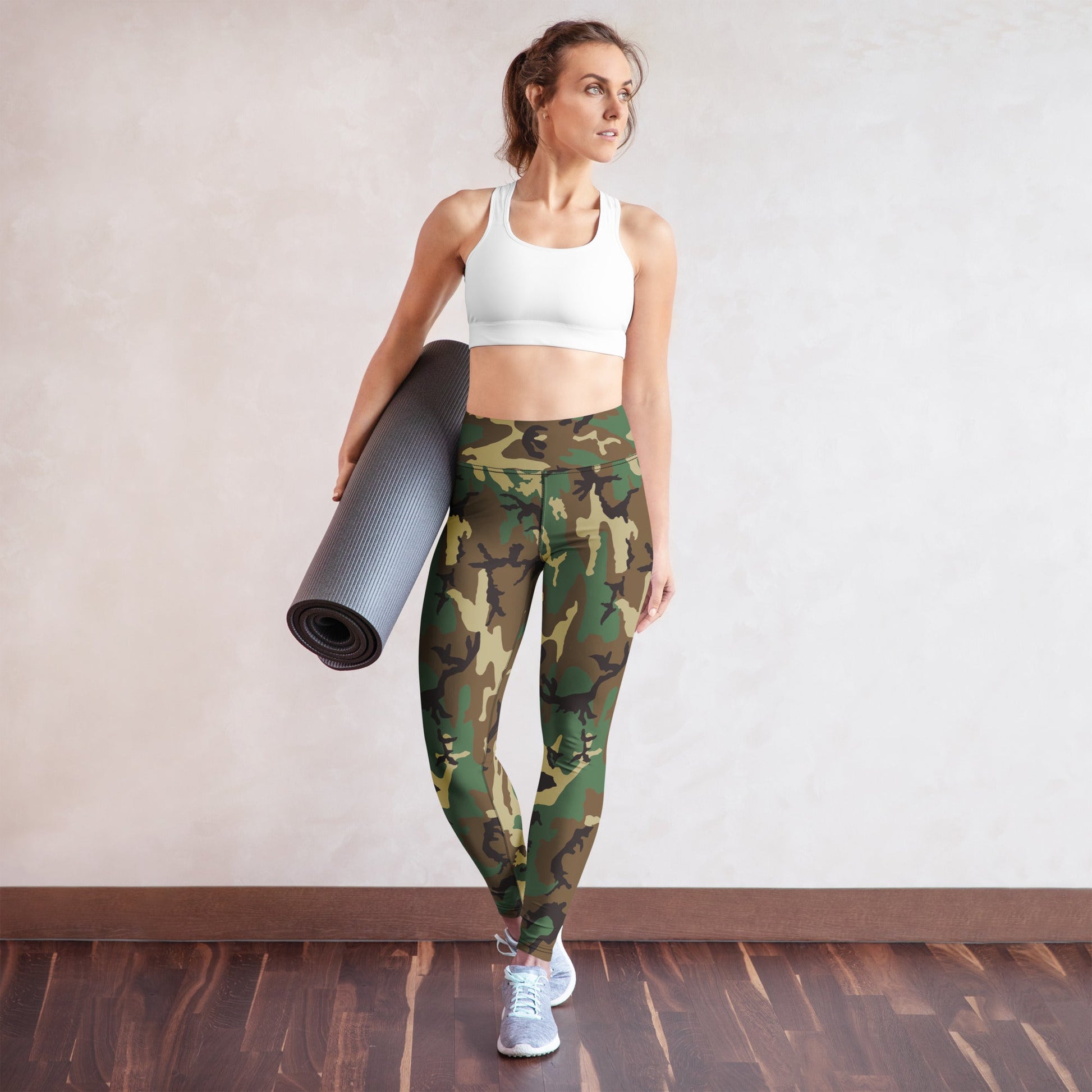 Yoga Leggings - Camo - Physique Bodyware