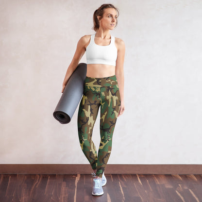 Yoga Leggings - Camo - Physique Bodyware
