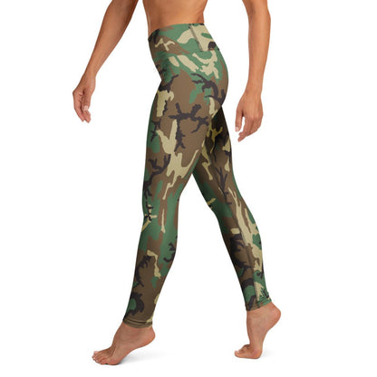 Yoga Leggings - Camo - Physique Bodyware