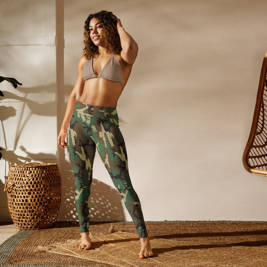 Yoga Leggings - Camo - Physique Bodyware