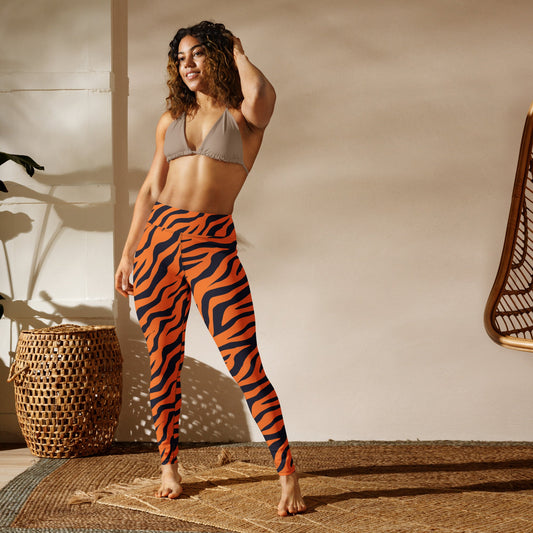 Yoga Leggings - Tiger Stripe - Physique Bodyware