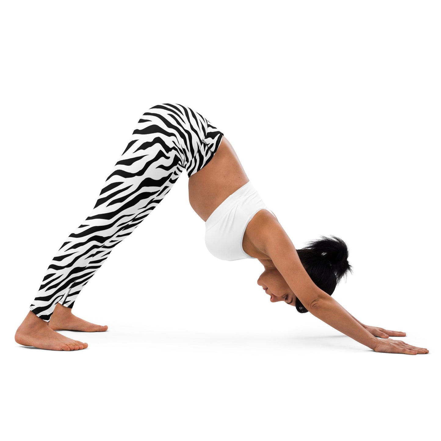 Yoga Leggings - White Tiger - Physique Bodyware