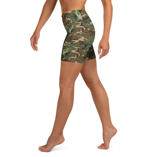 Yoga Shorts - Camo - Physique Bodyware