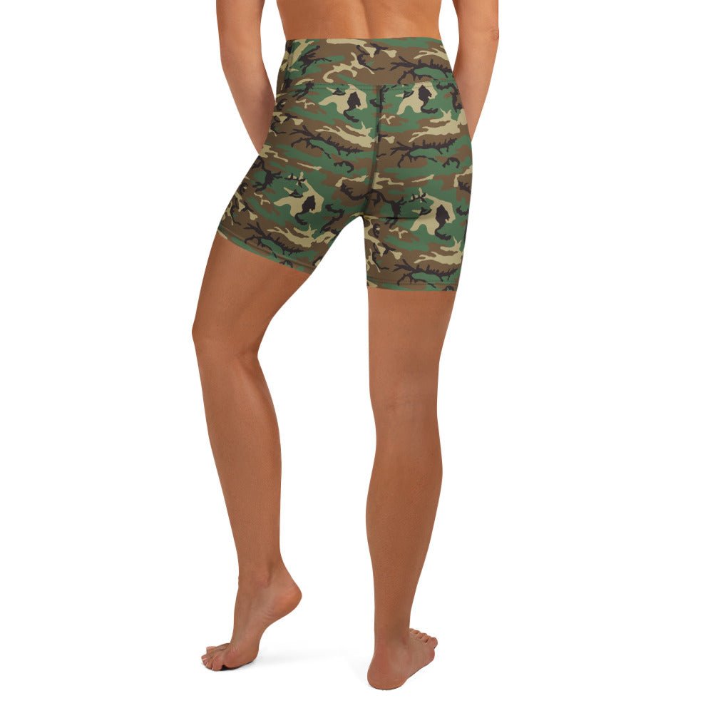 Yoga Shorts - Camo - Physique Bodyware