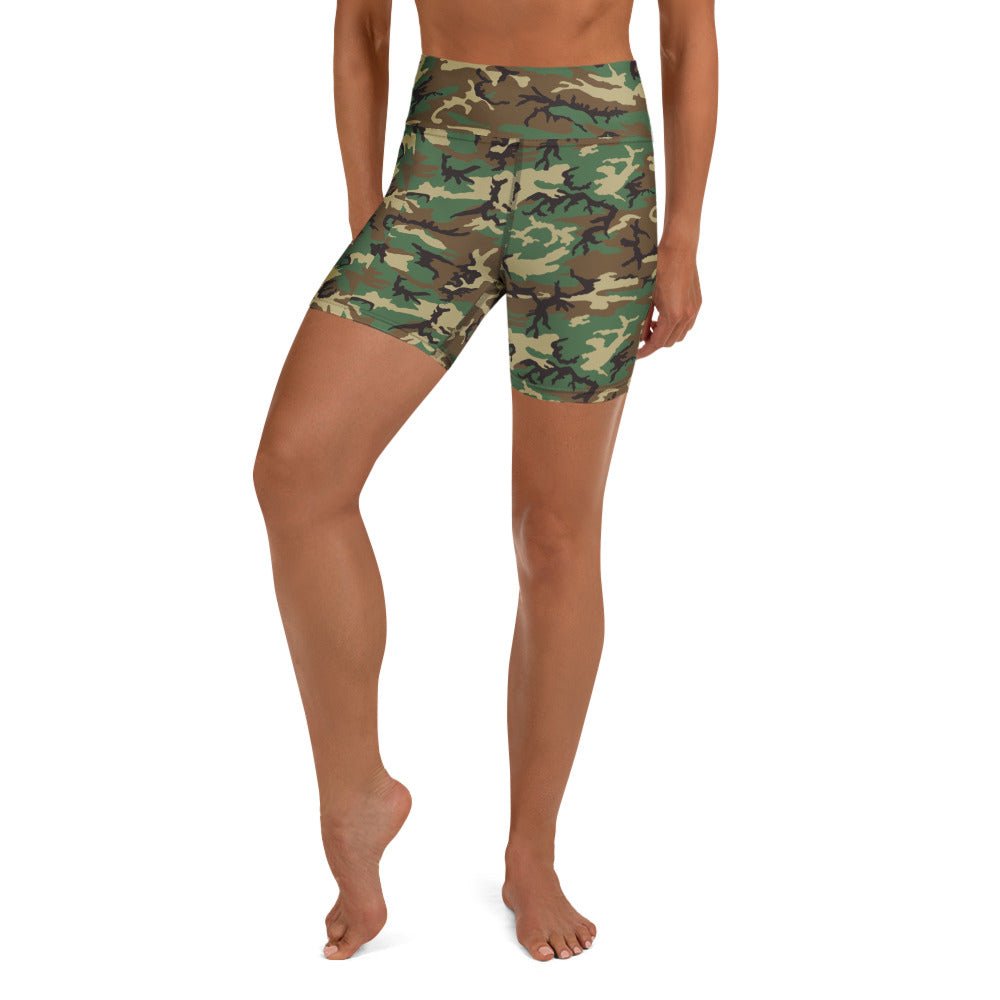 Yoga Shorts - Camo - Physique Bodyware